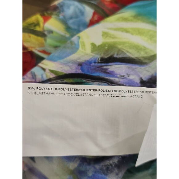 Joseph Ribkoff Floral Sheath Dress Womens 10 Multicolor Sleeveless Painterly - Picture 9 of 10